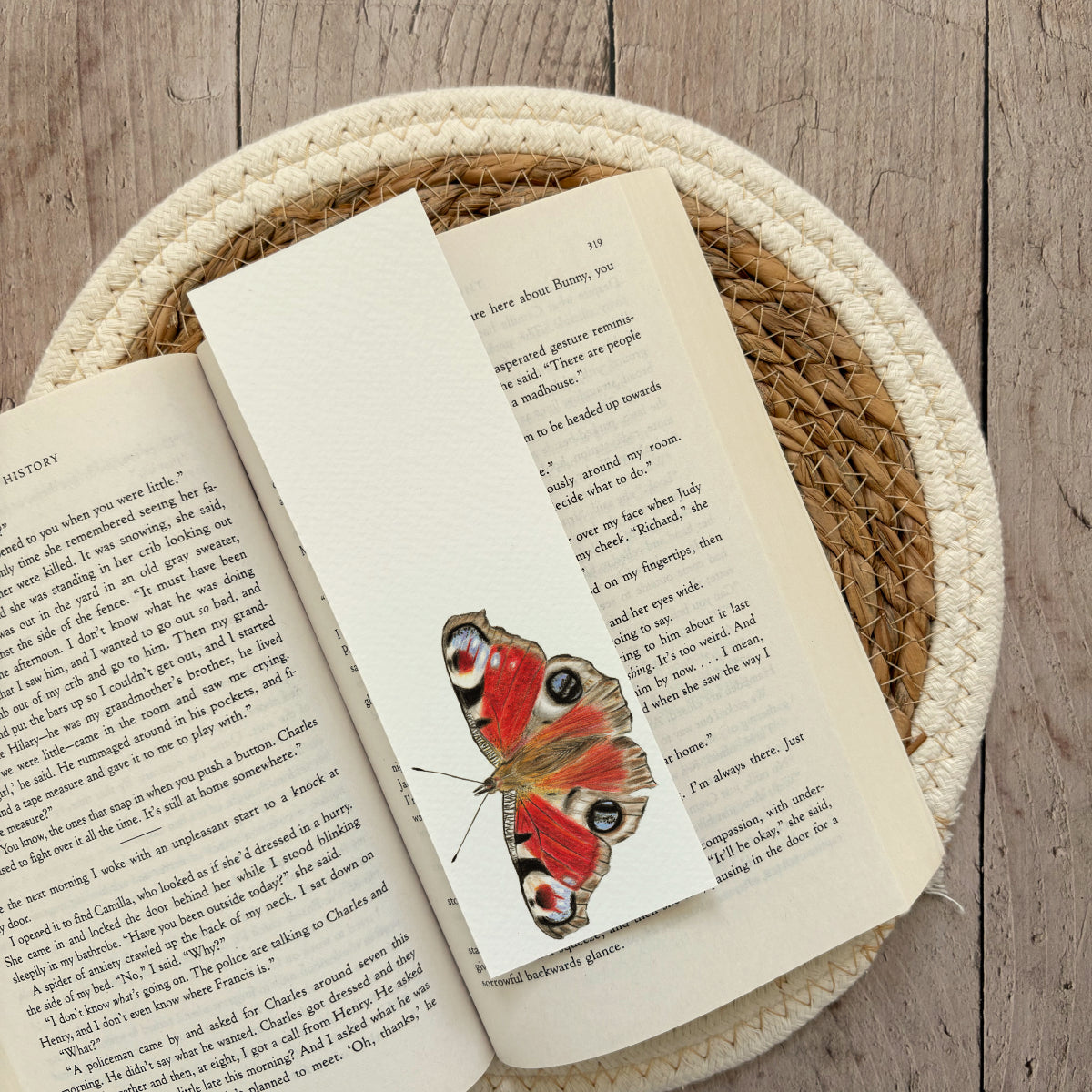 Bookmark | Peacock Butterfly