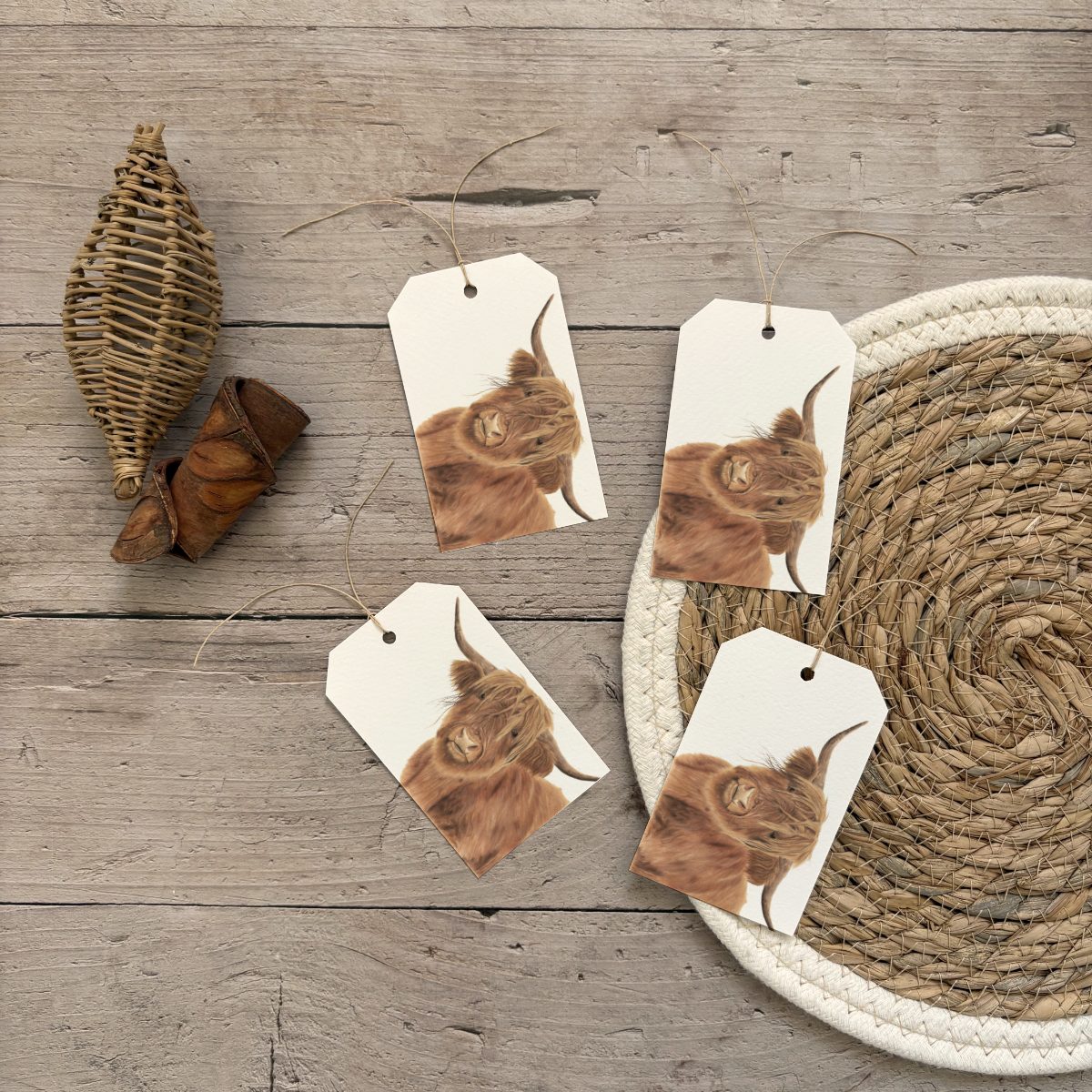 Gift tags | Highland Cow