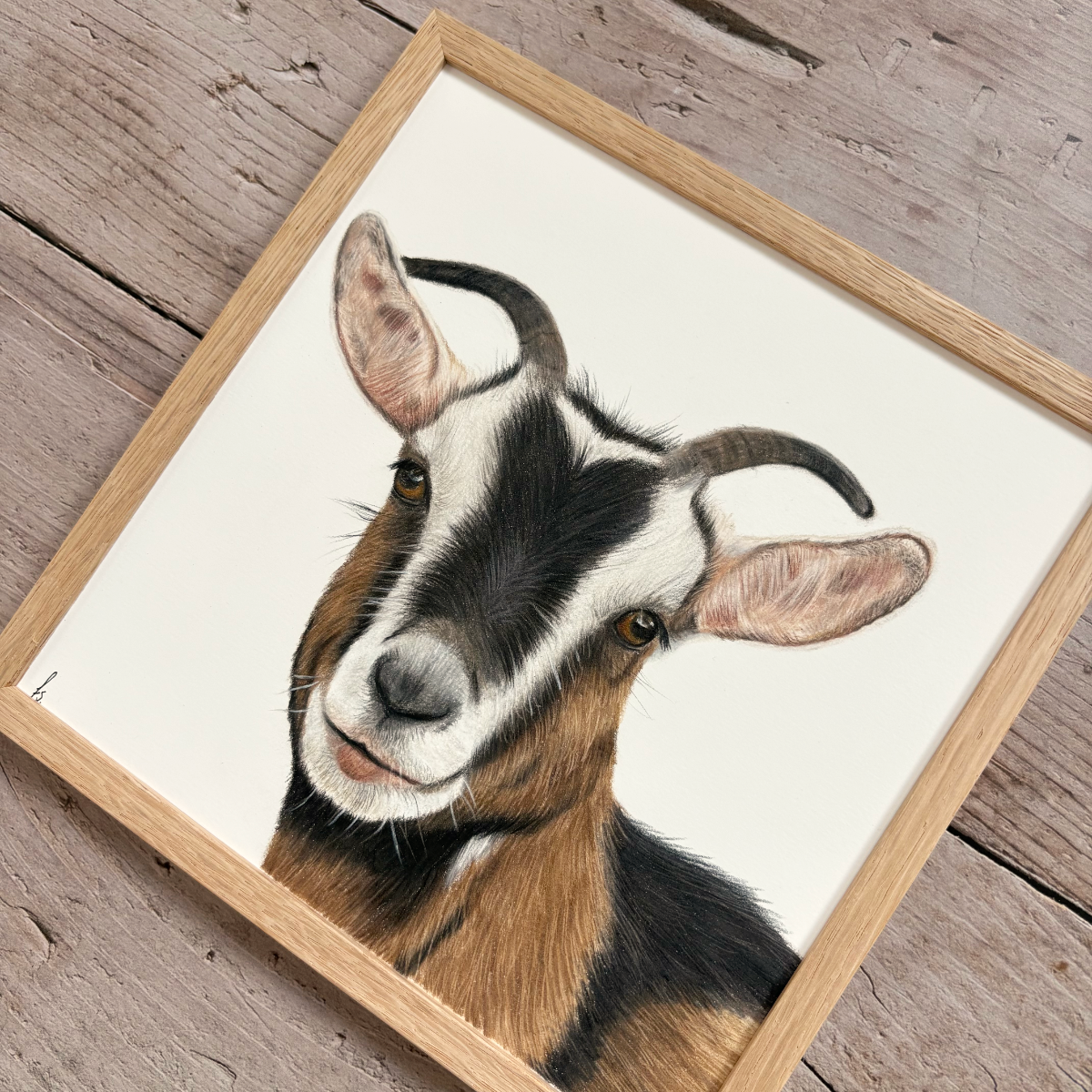 Originele tekening | Geit
