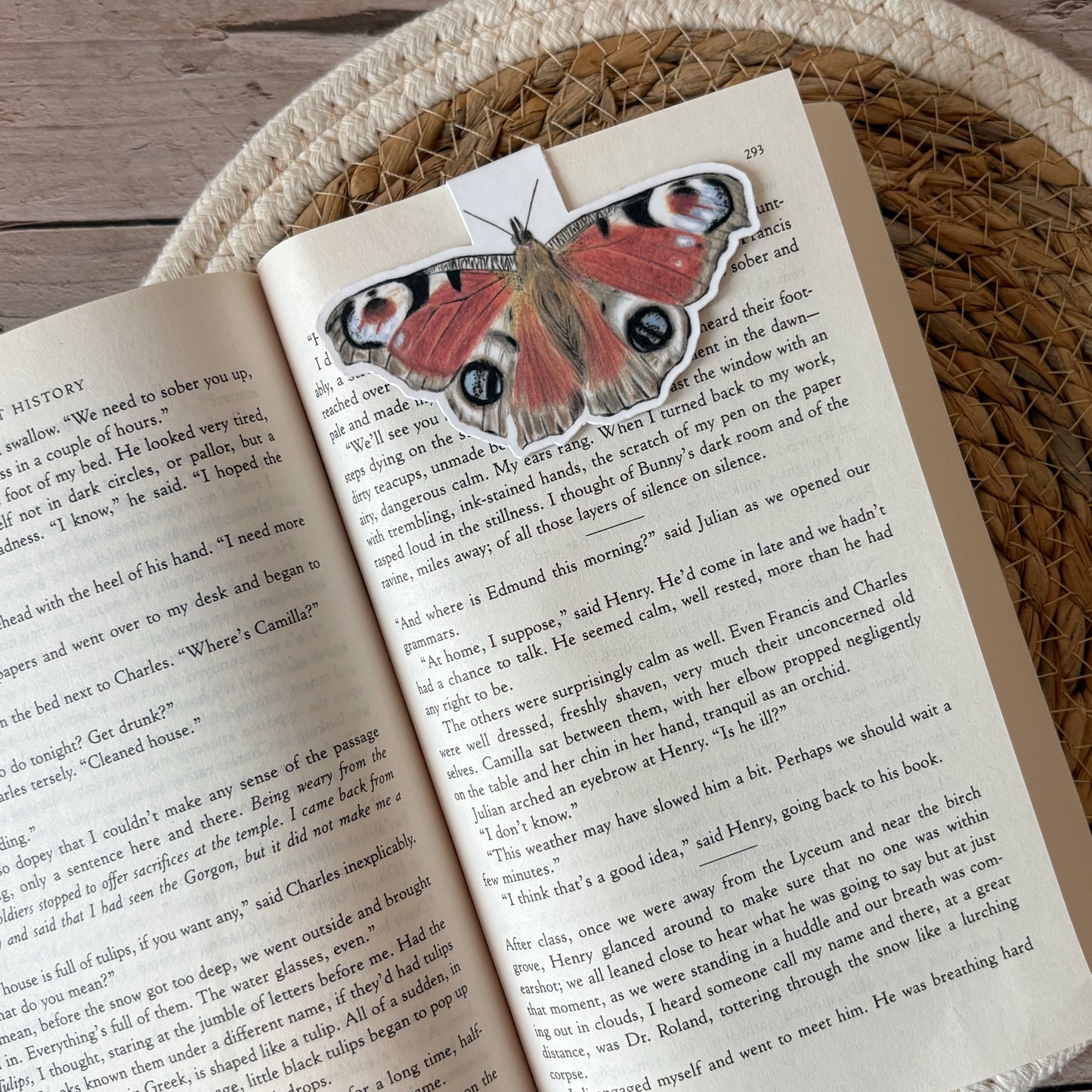 Magnetische boekenlegger | Dagpauwoog