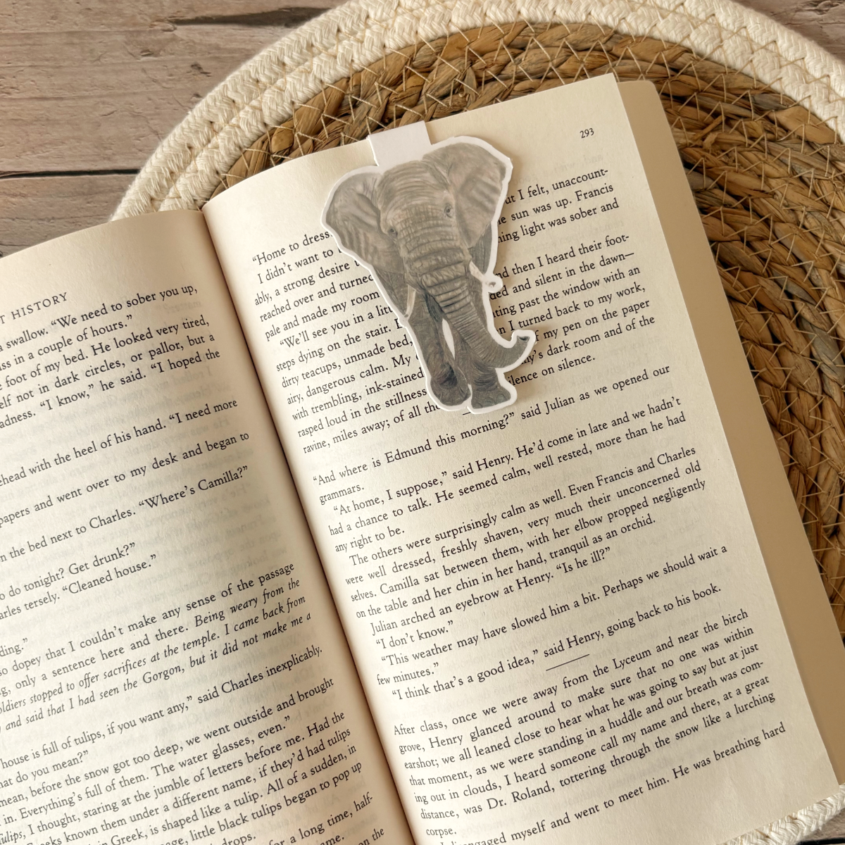 Magnetische Boekenlegger | Olifant