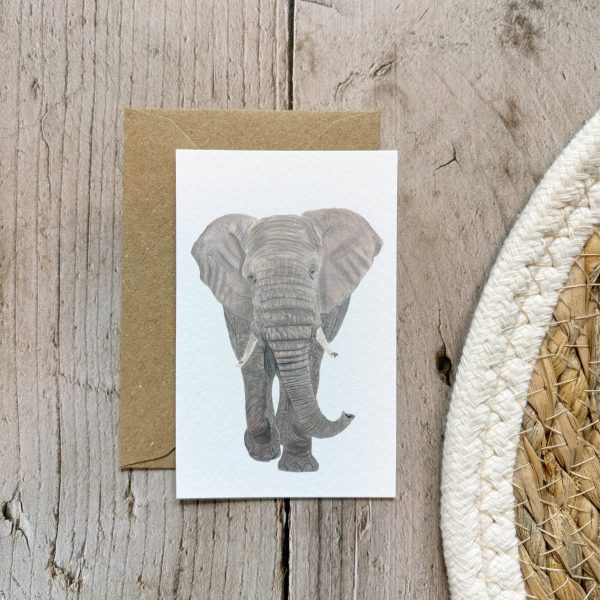 Mini kaartje | Olifant