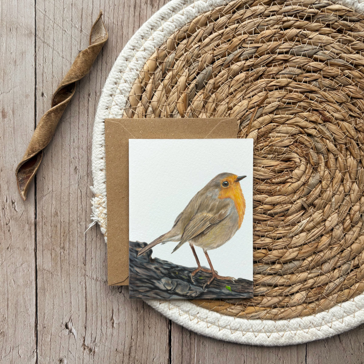 Wenskaart | Roodborstje