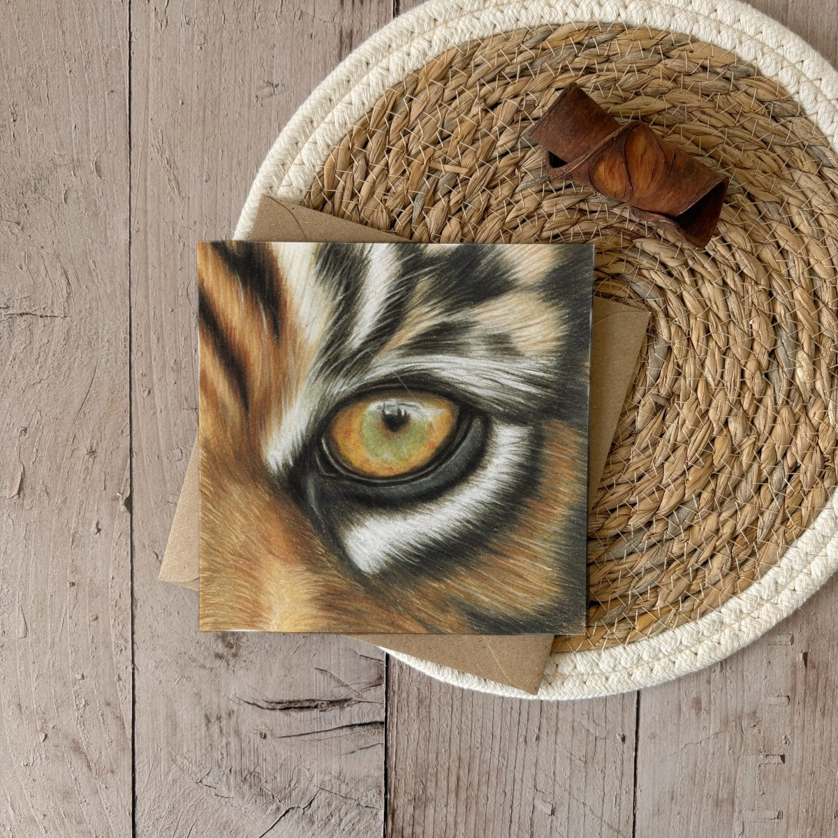 Greeting card | Tiger's Eye
