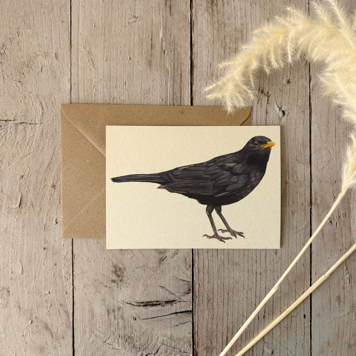 A6 card | Blackbird