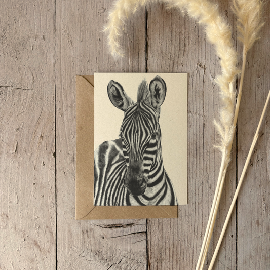 A6 card | Zebra