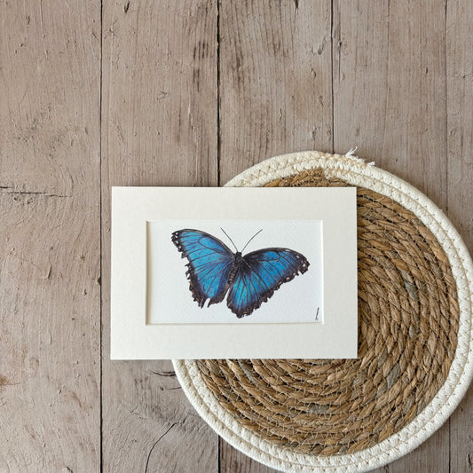 Print | Blue butterfly