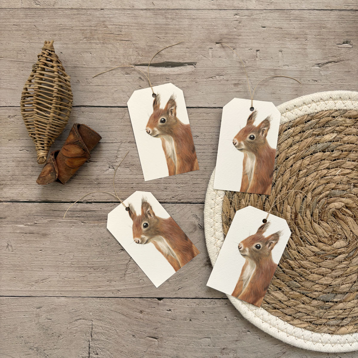 Cadeaulabels | Eekhoorn