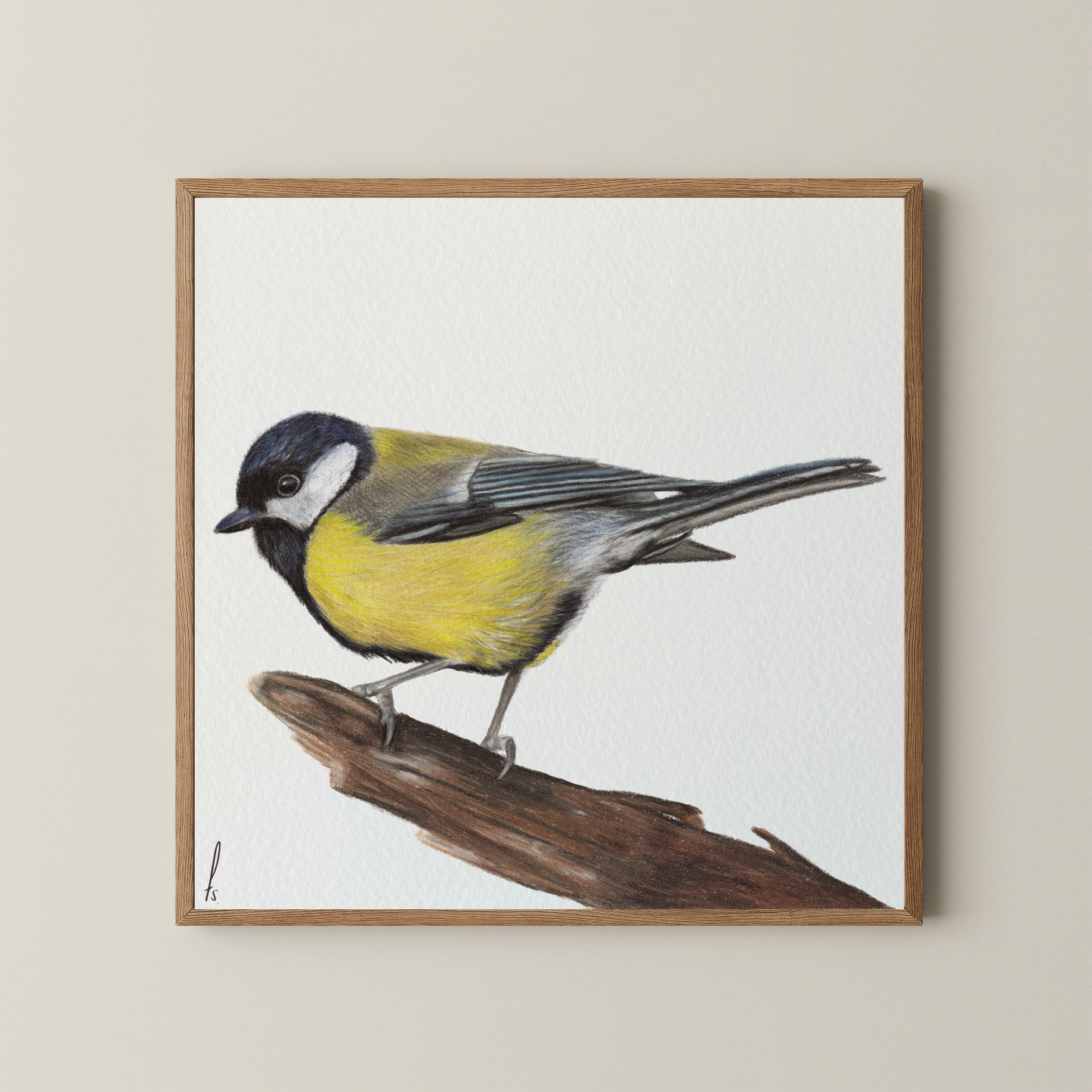 Print | Great tit