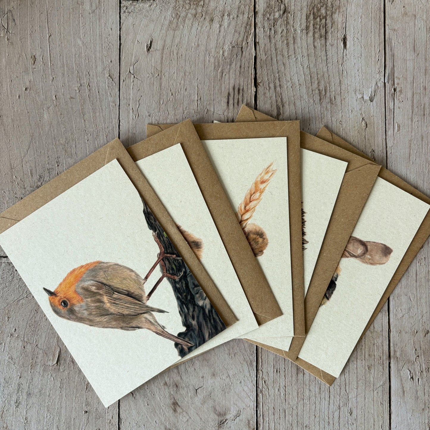 Kaarten set | Klein & lief | 5 kaarten