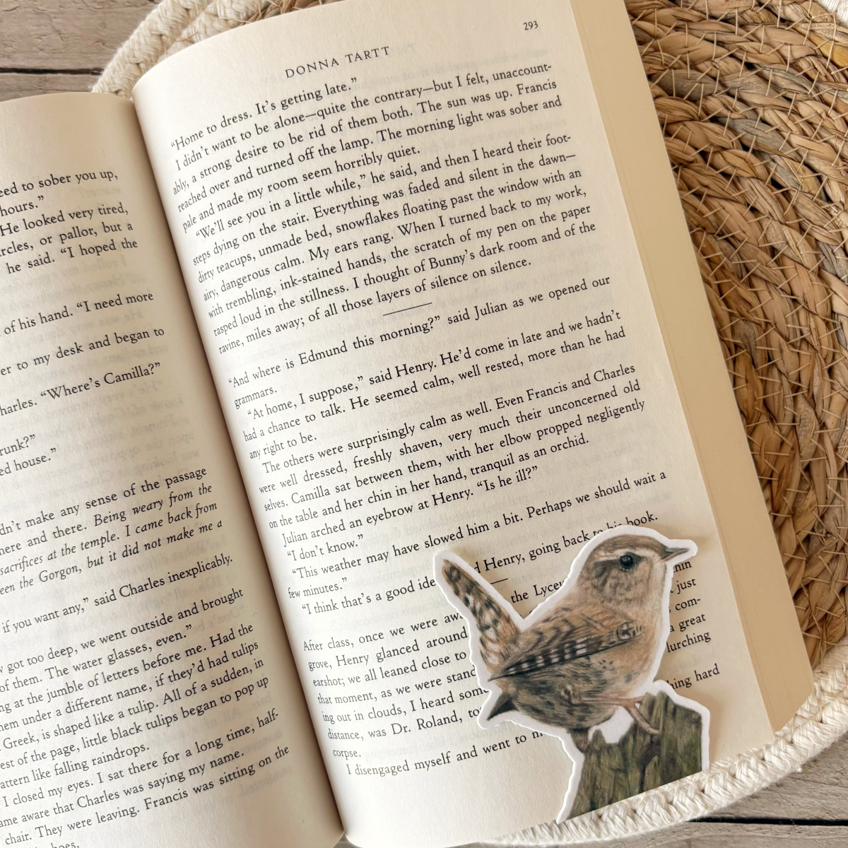 Magnetische Boekenlegger | Winterkoninkje