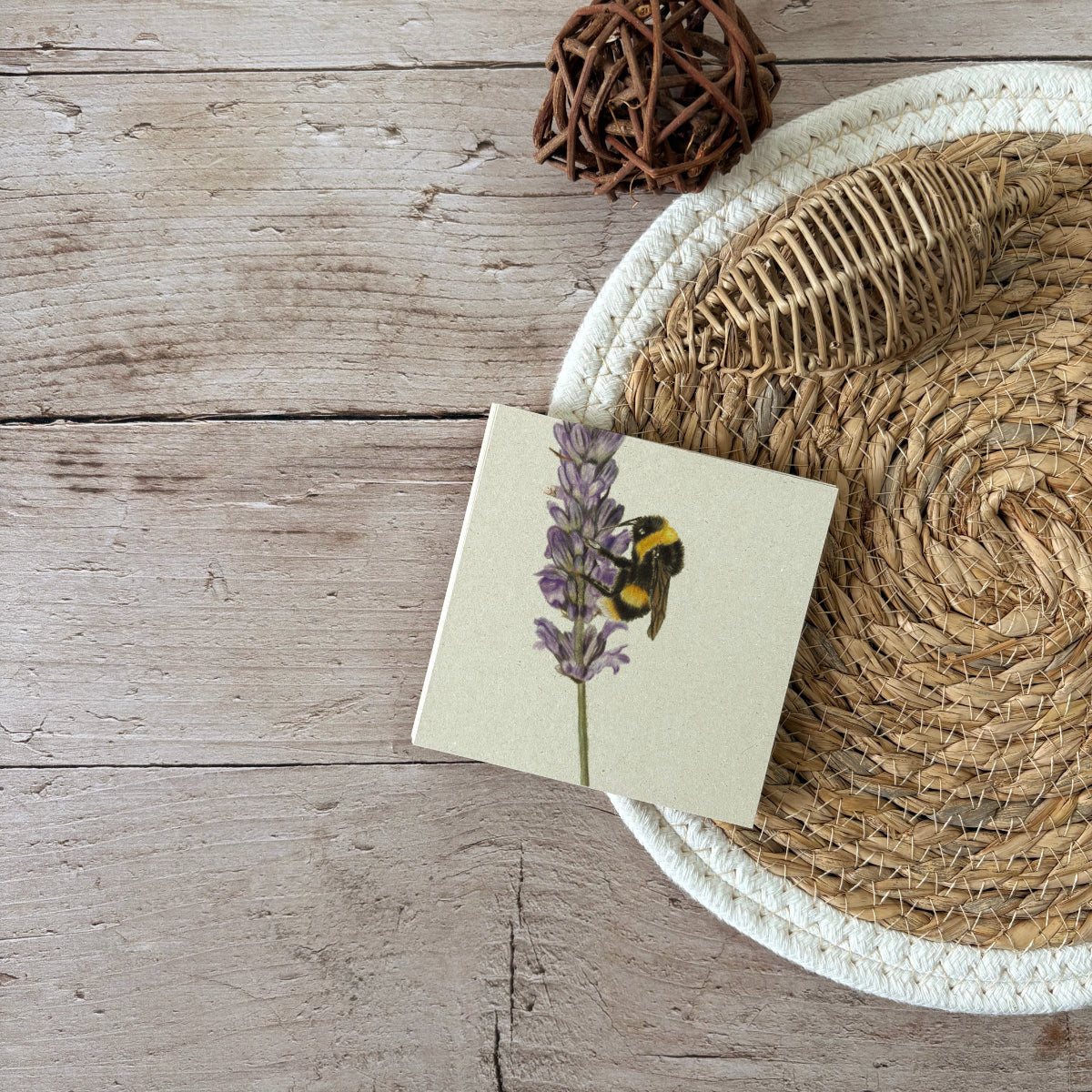 Memoblok | Hommel op bloem