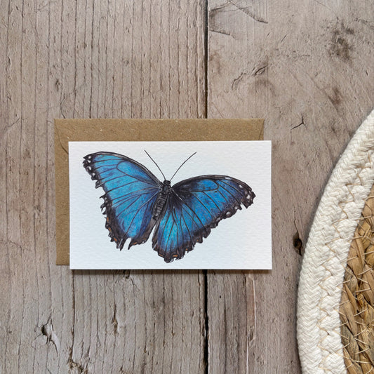 Mini cards | Blue butterfly