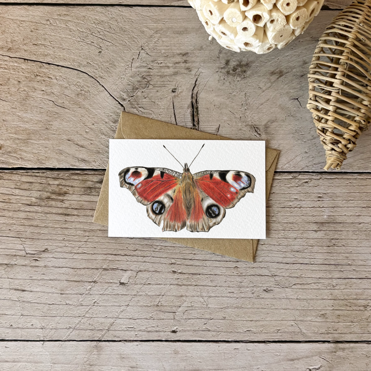 Wholesale | Mini Card | Peacock Butterfly
