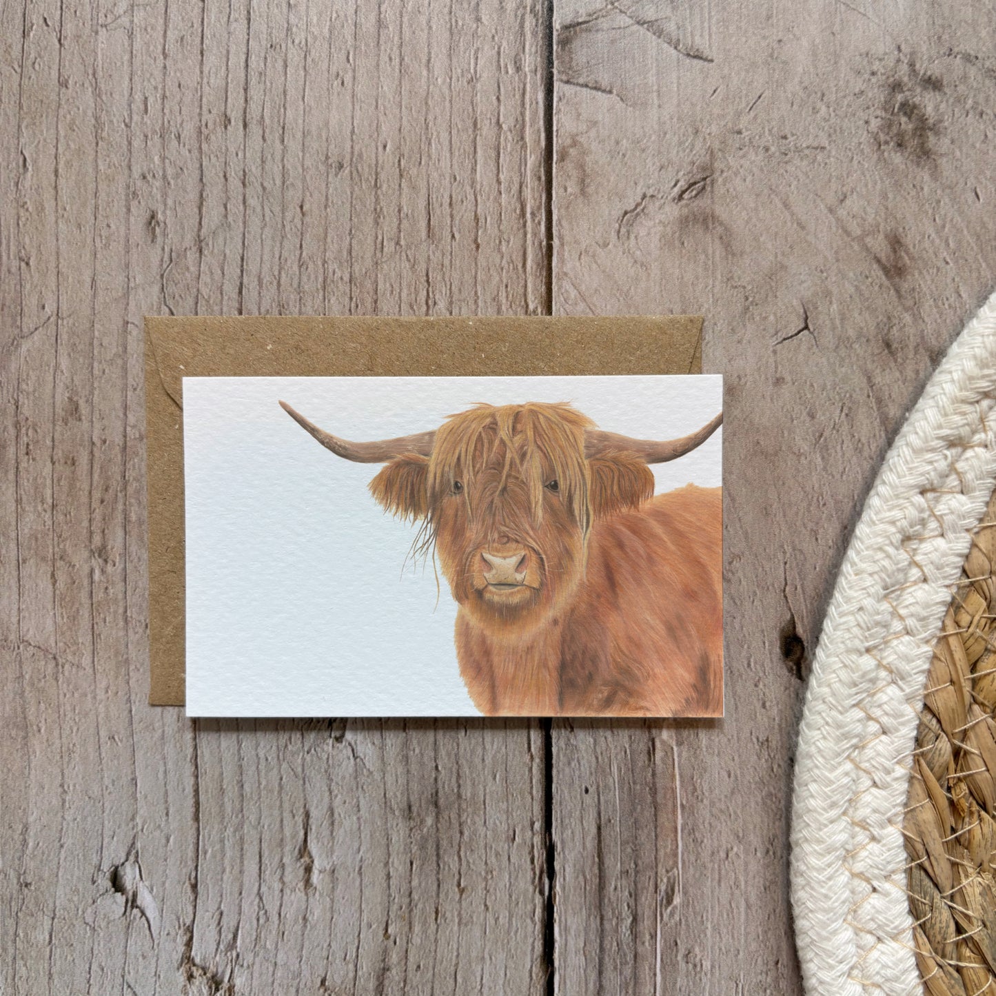 Mini cards | Highland cow