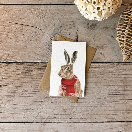 Wholesale | Mini kaartje | Kerst | Haas