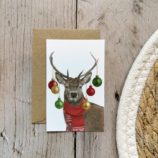 Wholesale | Mini kaartje | Kerst | Hert