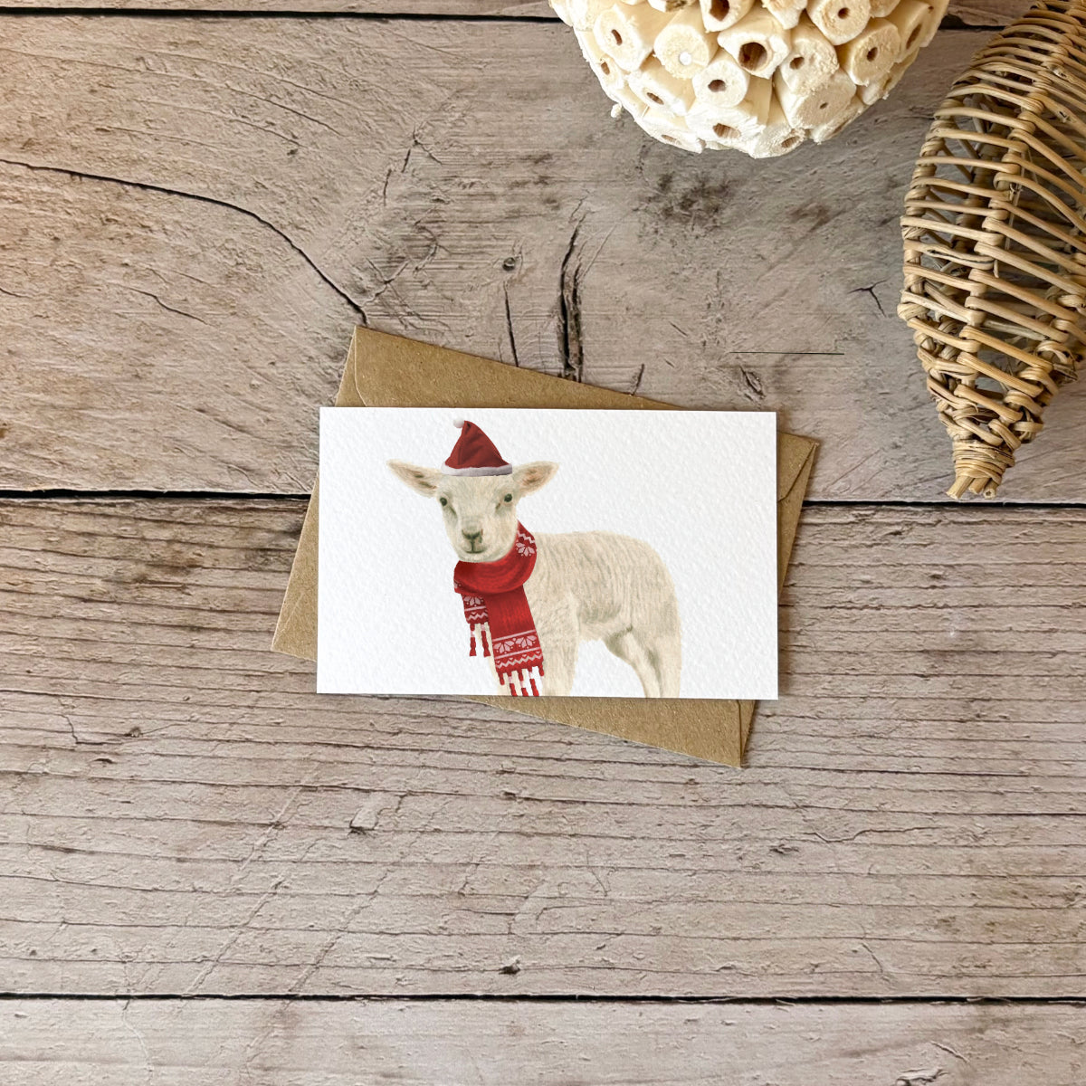 Wholesale | Mini kaartje | Kerst | Lammetje