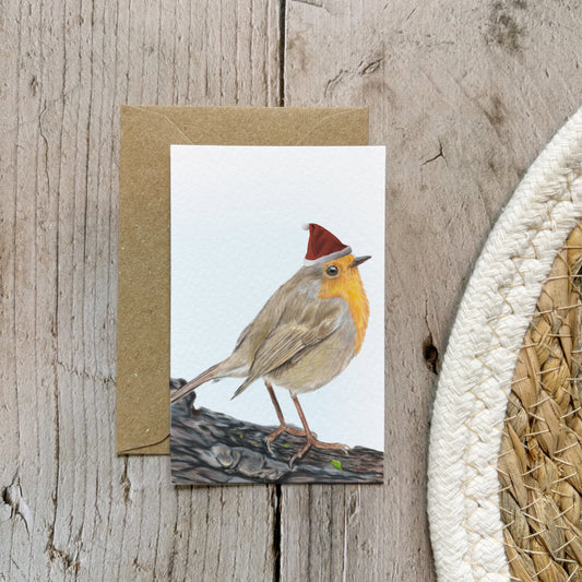 Wholesale | Mini kaartje | Kerst | Roodborstje