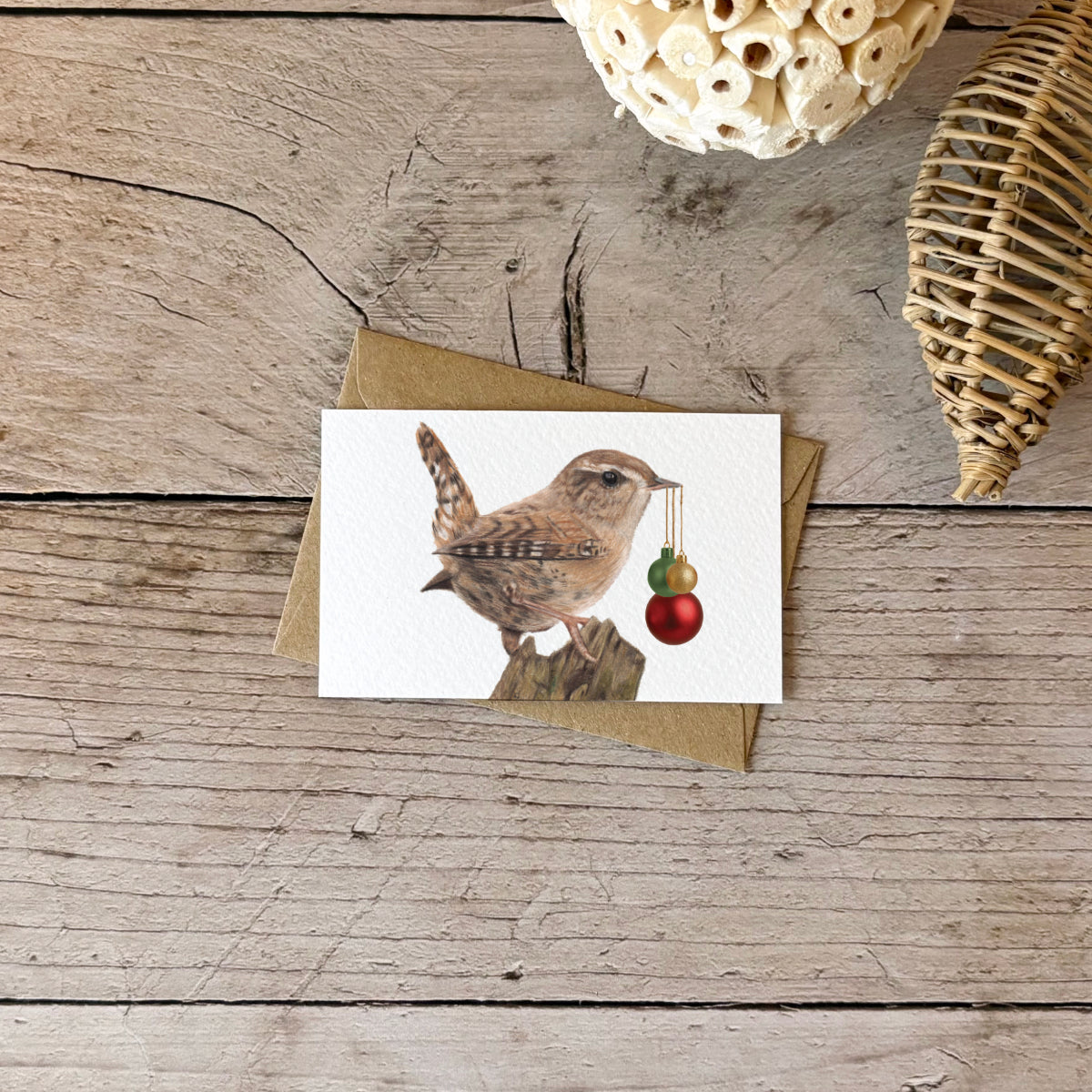 Wholesale | Mini kaartje | Kerst | Winterkoninkje