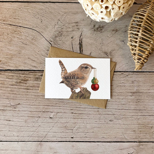 Wholesale | Mini kaartje | Kerst | Winterkoninkje