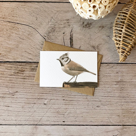 Mini kaartje | Kuifmees
