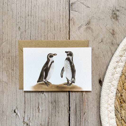 Wholesale | Mini kaartje | Pinguïns