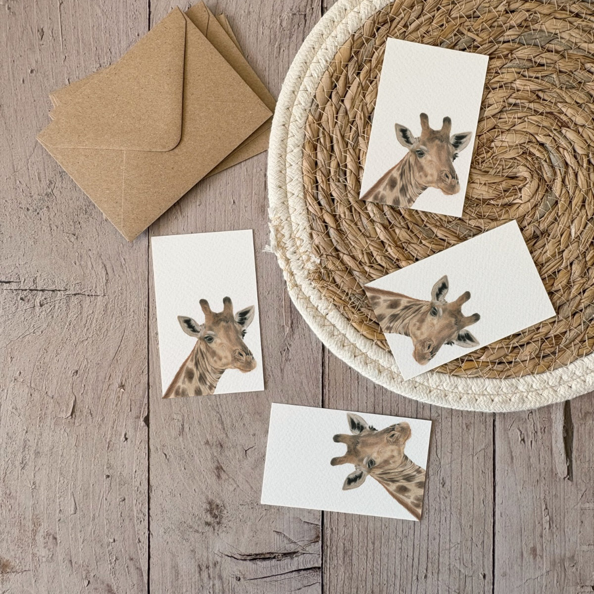 Mini cards | Giraffe