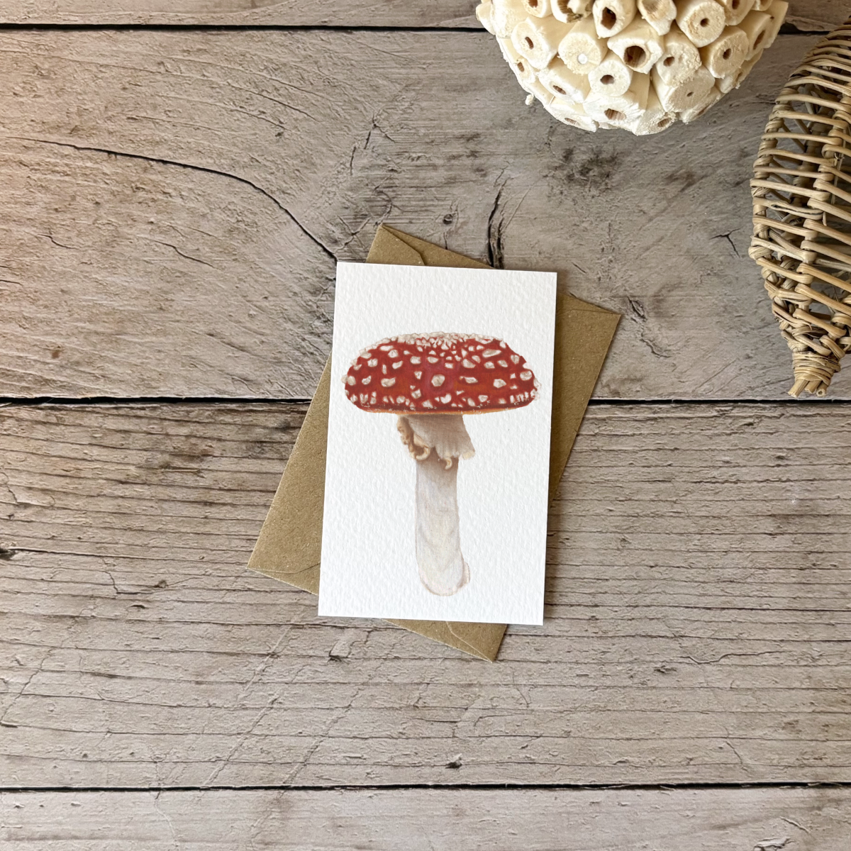 Mini kaartje | Vliegenzwam