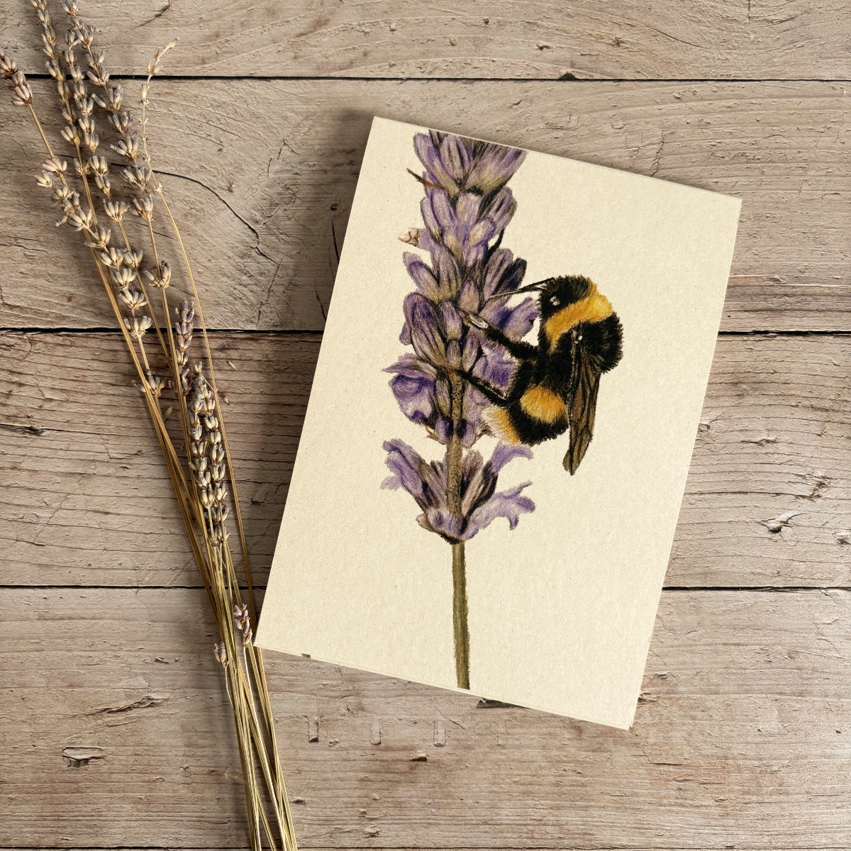 Notitieblok | Hommel op bloem