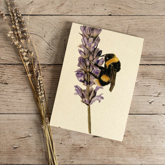 Notitieblok | Hommel op bloem