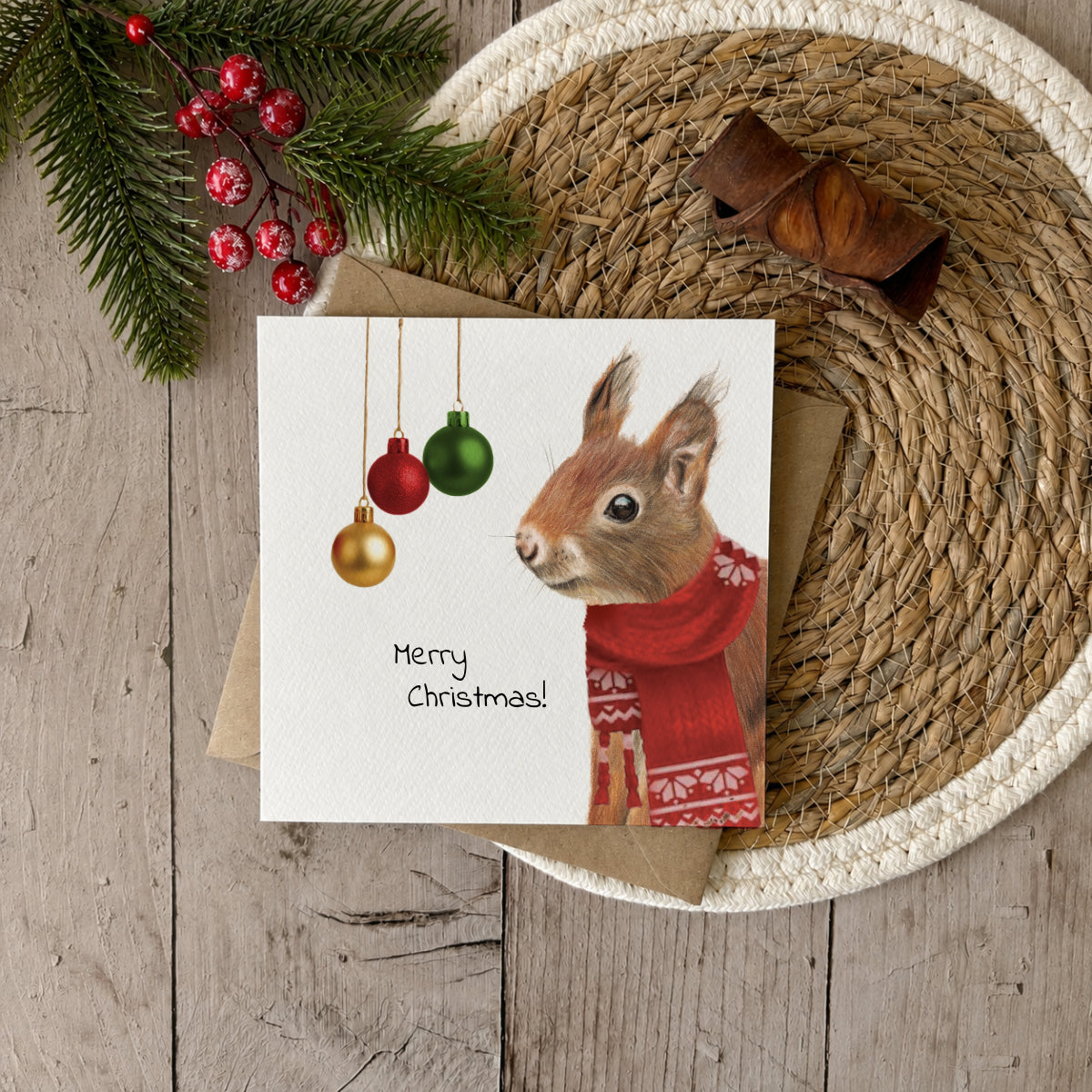 Wholesale | Kerstkaart | Eekhoorn