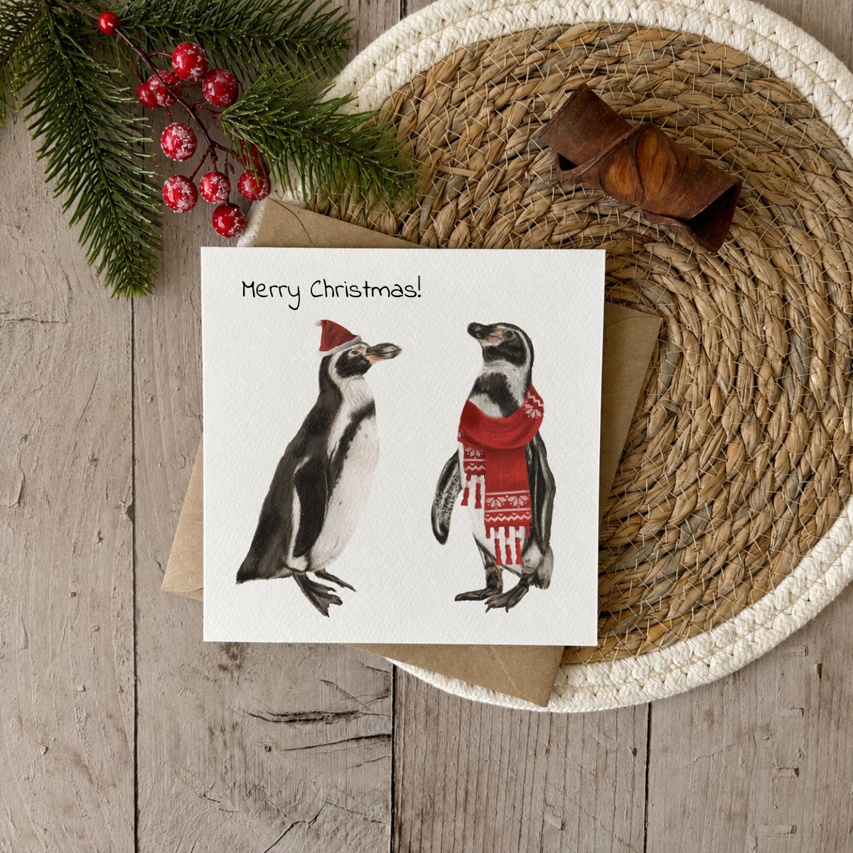 Wholesale | Kerstkaart | Pinguïns