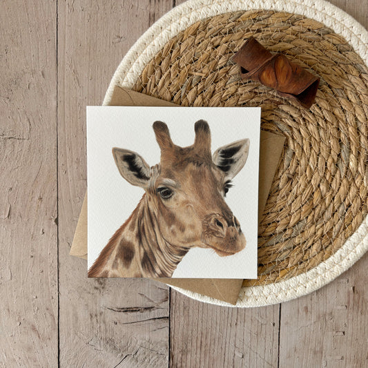 Wenskaart | Giraffe