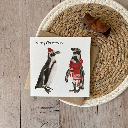 Wholesale | Kerstkaart | Pinguïns