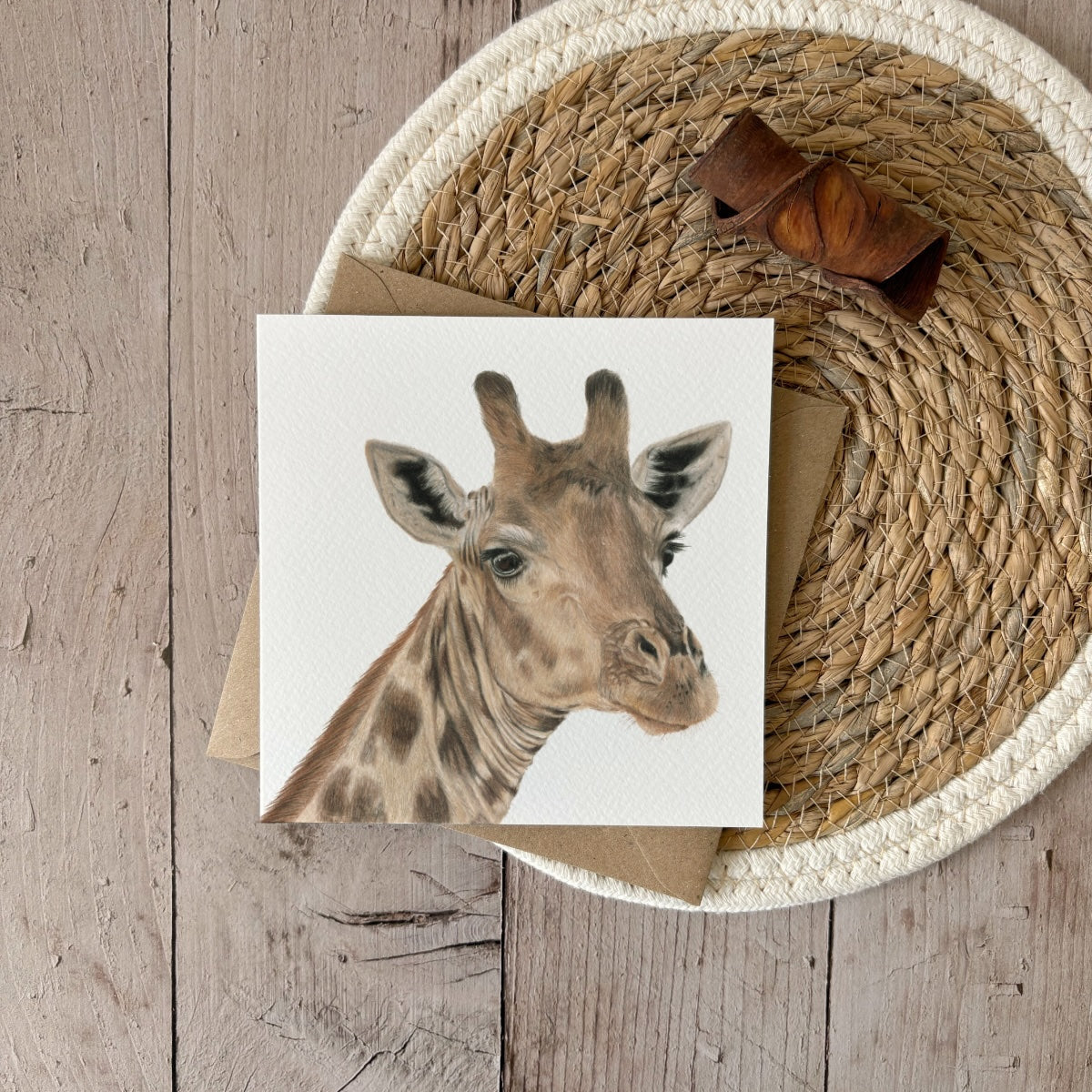 Wenskaart | Giraffe