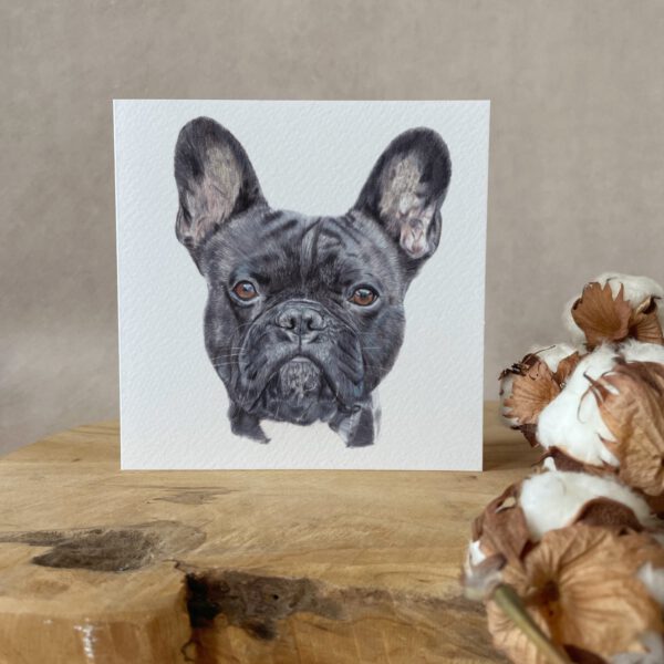 Greeting card | French bulldog