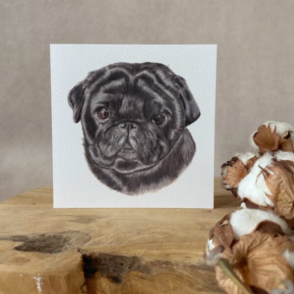 Greeting card | Pug