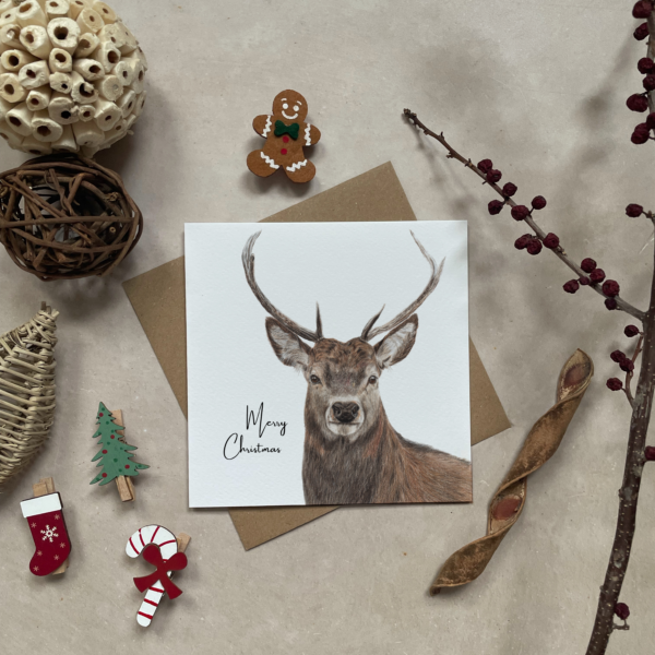 Christmas stag | Greeting card