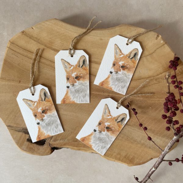 Gift tags | Set of 4 | Fox