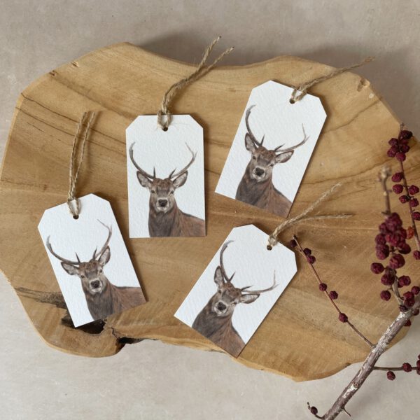 Gift tags | Set of 4 | Stag