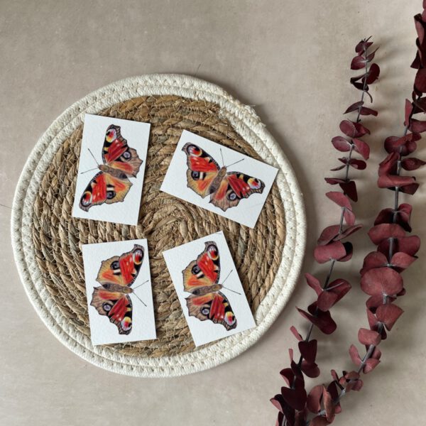 Mini cards | Set of 4 | Butterfly