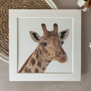 Print | 25x25 cm | Giraffe