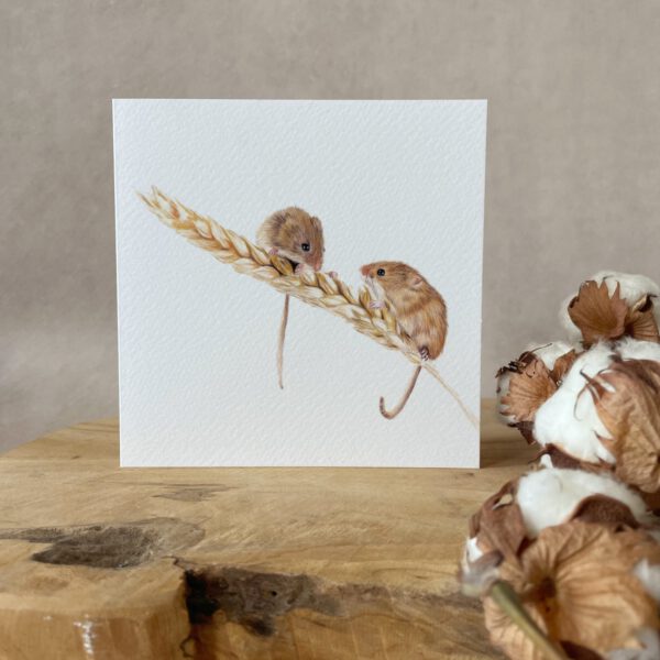 Greeting card | Harvest mouse